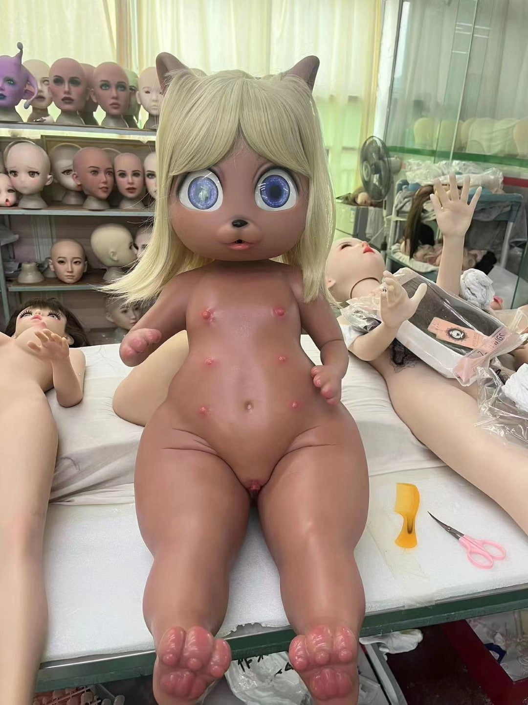 Sekso lėlė Bearrie (Dolls Castle 92 cm A formos silikoninis puodelis)