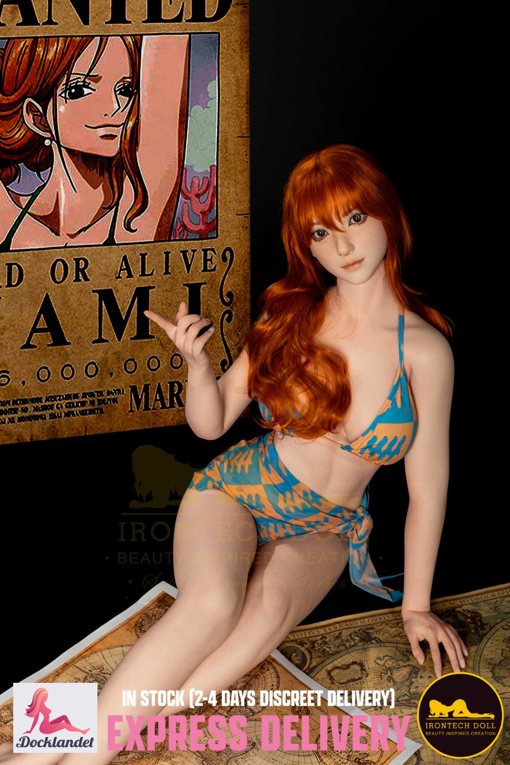 Nami Sex Doll (Irontech Doll 166 cm C-Cup S32 silikoninis) EXPRESS