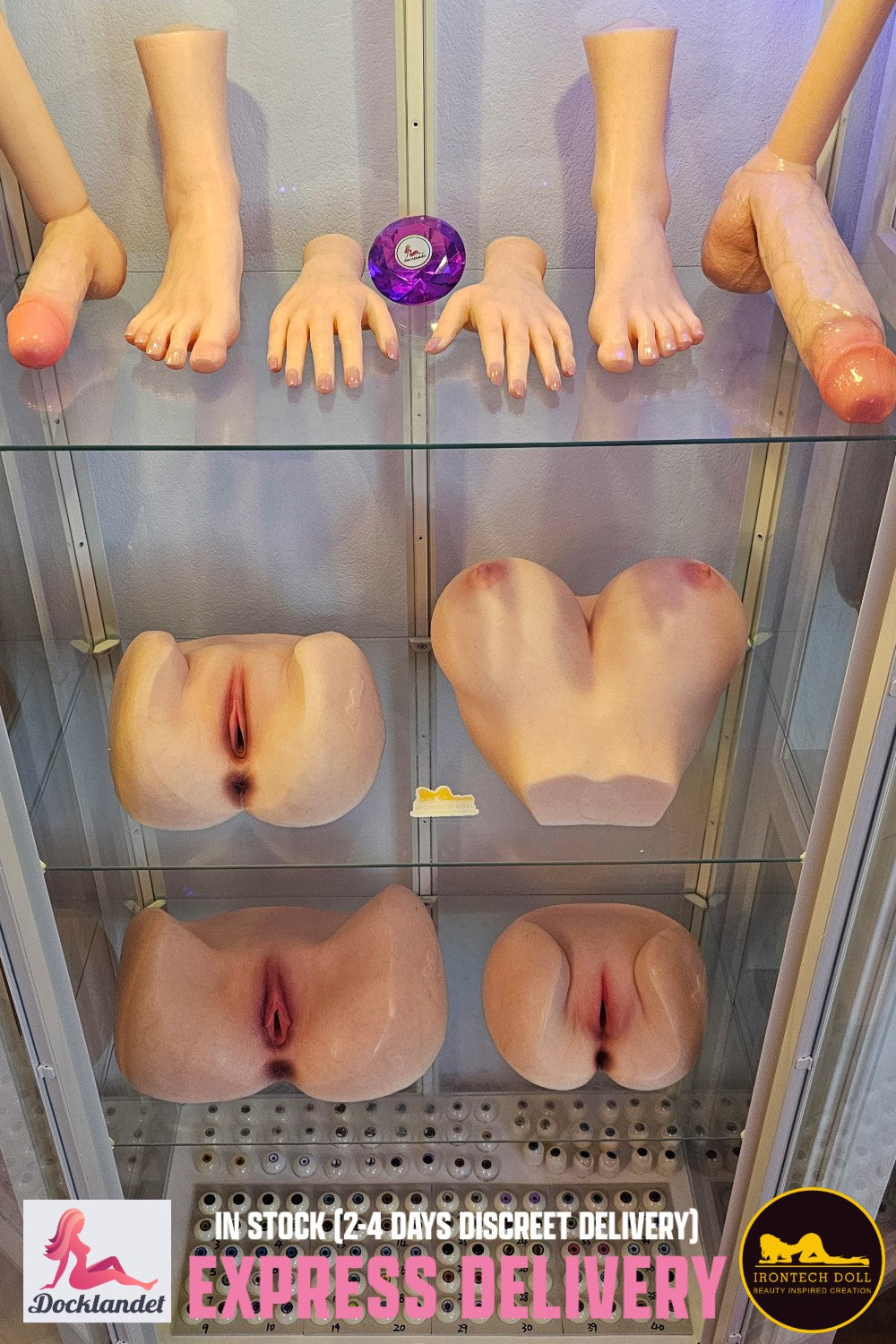 Shemale varpa 15 cm (Irontech Doll silikonas) EXPRESS