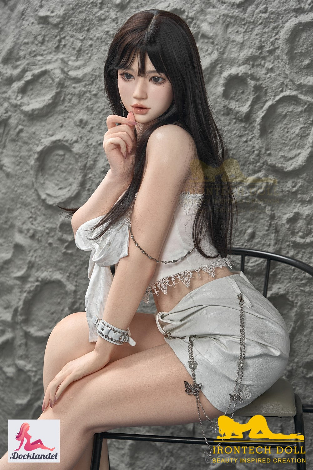 Evie Sex Doll (Irontech Doll 159 cm D puodelis T4-2 silikoninis)