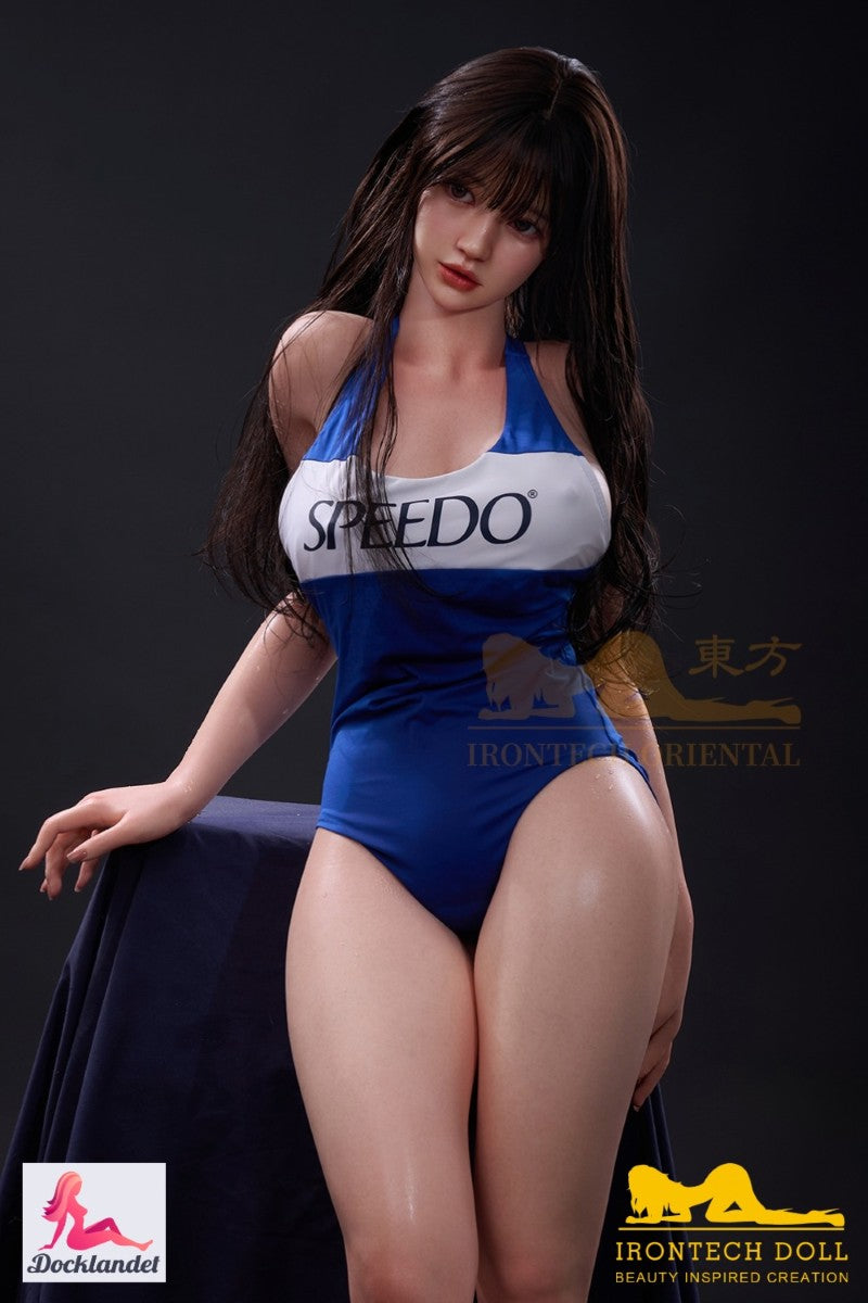 Evie Sex Doll (Irontech Doll 161 cm F-Cup T4 silikoninis)