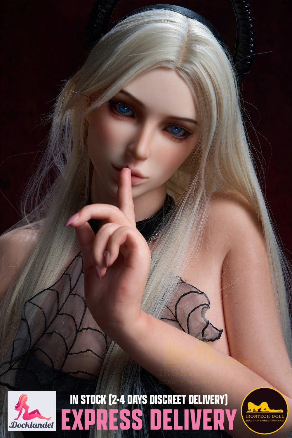 Sekso lėlė Bailey (Irontech Doll 164 cm E-puodelis B1 silikoninis) EXPRESS