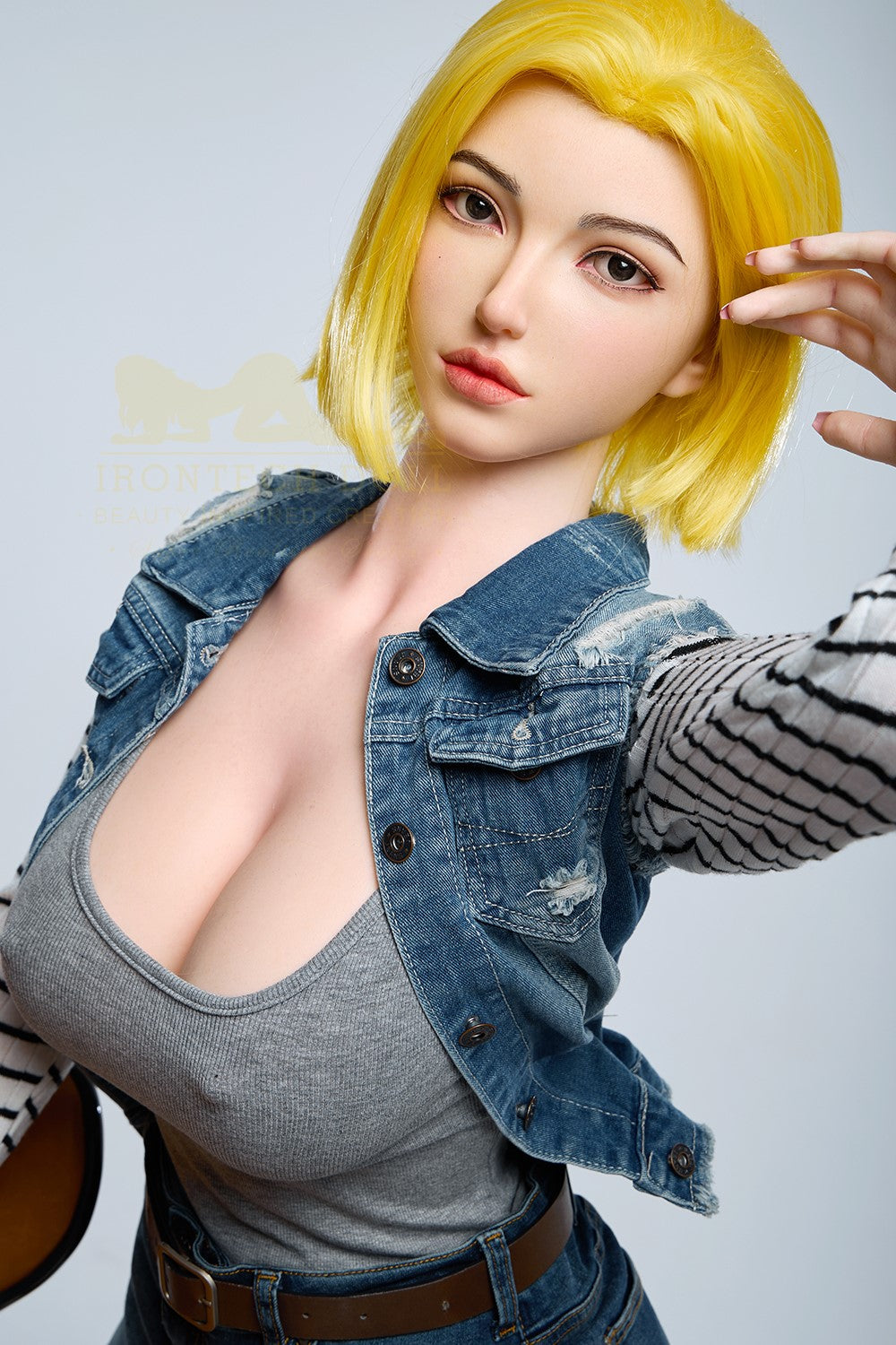 Joline Android 18 Sex Doll (Irontech Doll 159 cm G-Cup S41 silikonas)