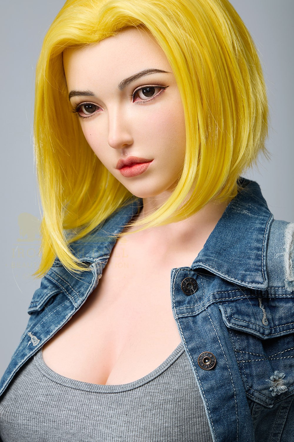 Joline Android 18 Sex Doll (Irontech Doll 159 cm G-Cup S41 silikonas)