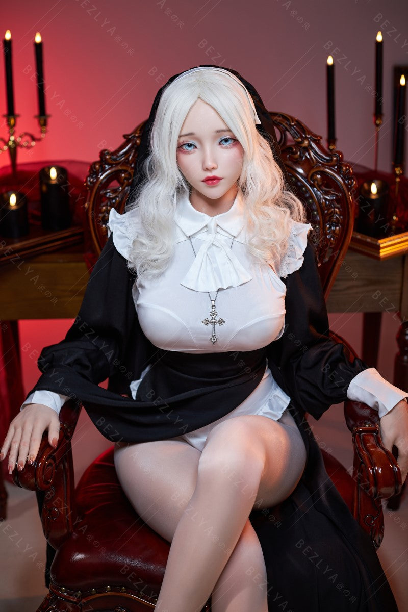 Sekso lėlė Cyrtenthera (Bezlya Doll 155 cm E-puodelis 2,2CF silikonas)