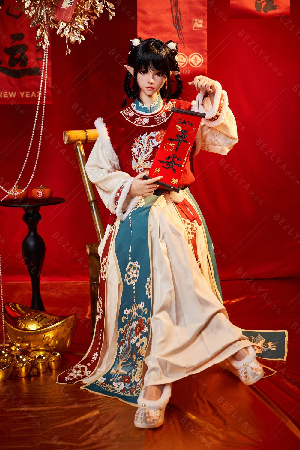 Sekso lėlė Calla (Bezlya Doll 163 cm E-puodelis 2,2CF silikonas)