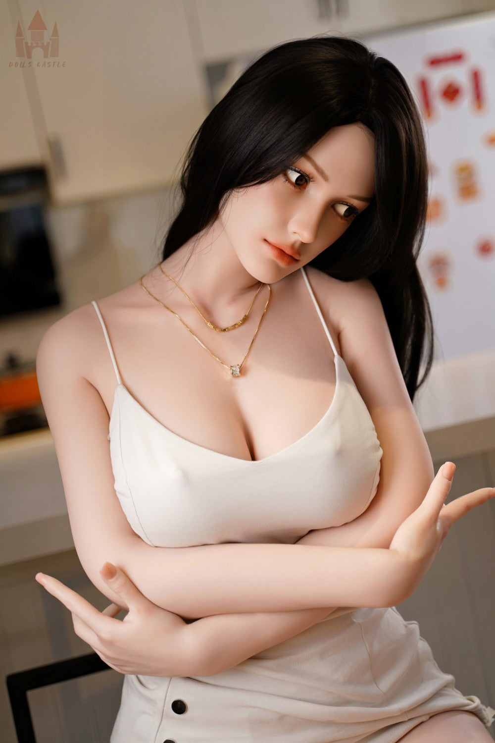 Sekso lėlė Kimora (Dolls Castle 163cm E-taurė #S26 RST silikonas)