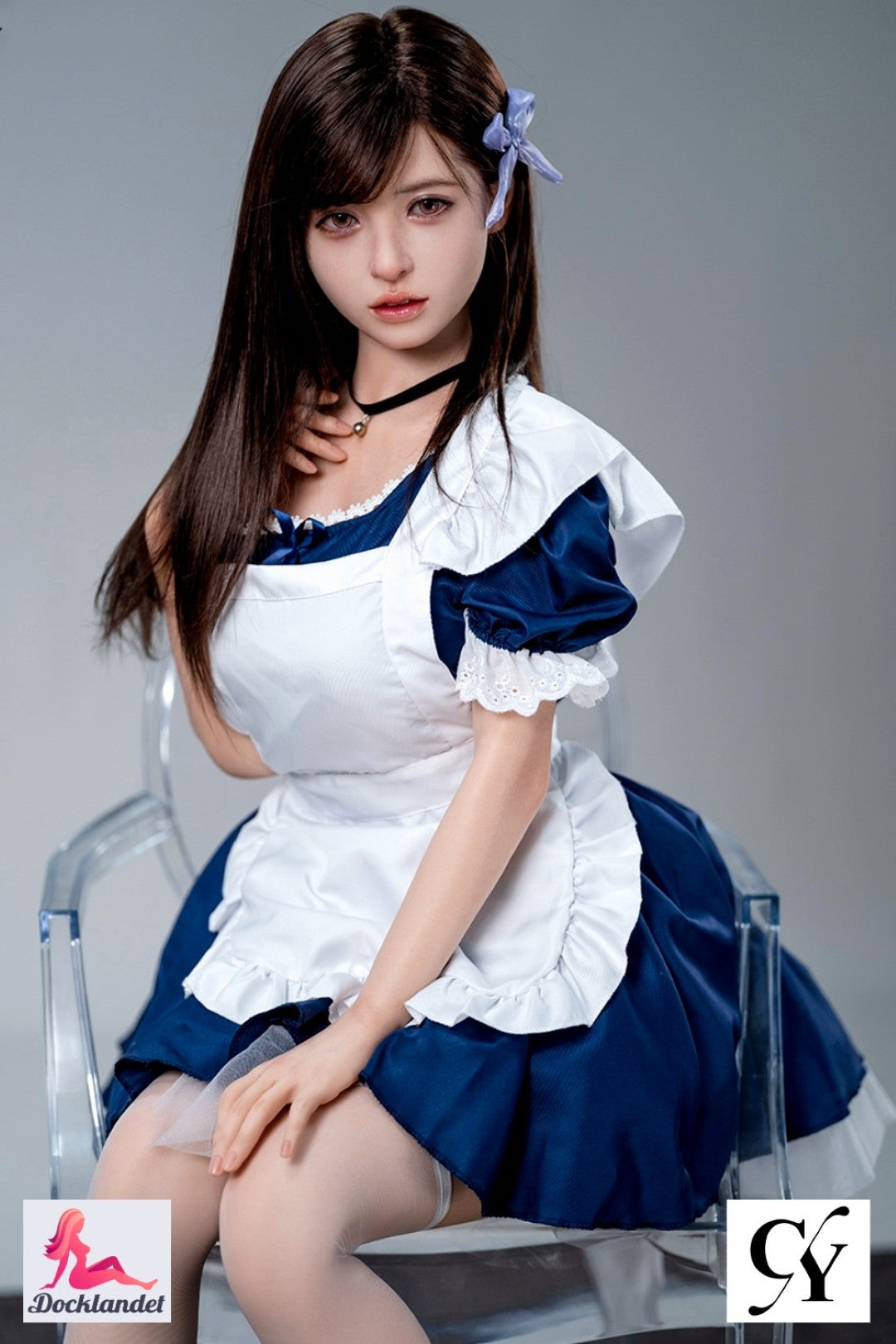 TOP CYDOLL Koharu 157 cm su smulkiu kūnu, D puodeliu ir tikroviška silikonine oda, sėdėjimo poza su tikroviškais išlinkimais ir švelniomis detalėmis.