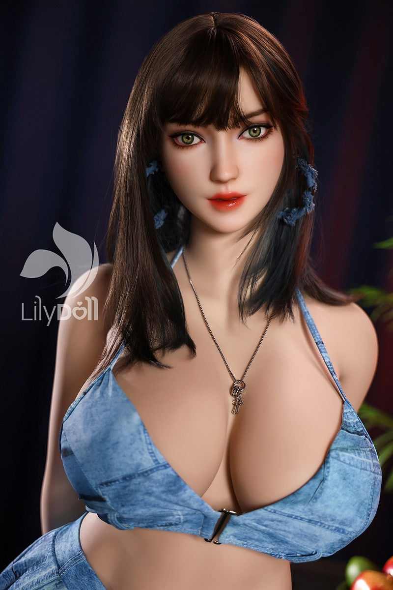 Aria-A Sex Doll (LilyDoll 157 cm K puodelis # LH032A-A silikonas + TPE)