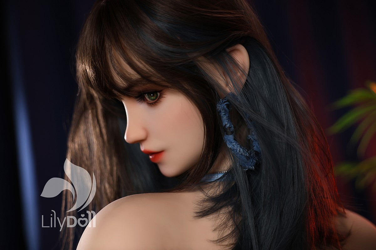 Aria-A Sex Doll (LilyDoll 157 cm K puodelis # LH032A-A silikonas + TPE)