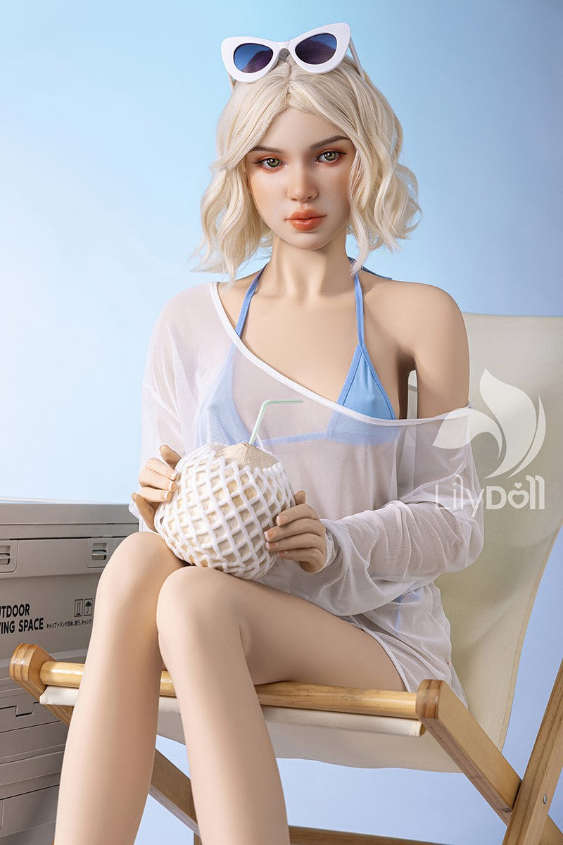 Ivy- Sekso lėlė (LilyDoll 166 cm C-puodelis #LH034A-A Silikonas+TPE)