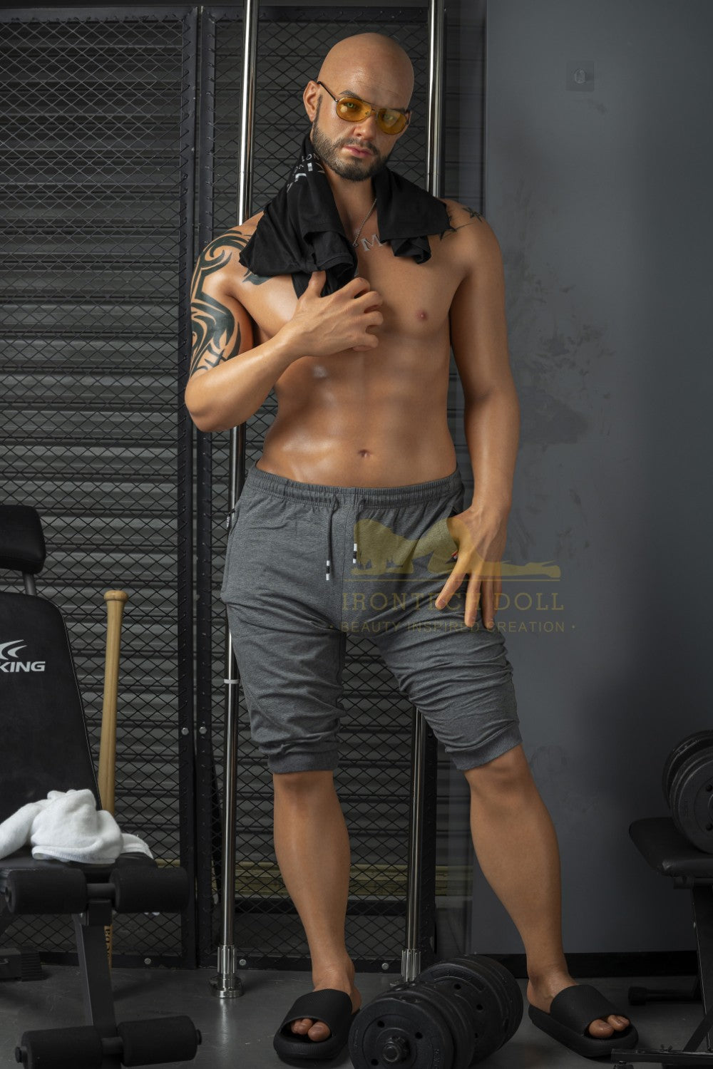 Cliff Jensen pornografijos žvaigždė sekso lėlė (Irontech Doll 190cm silikoninis)