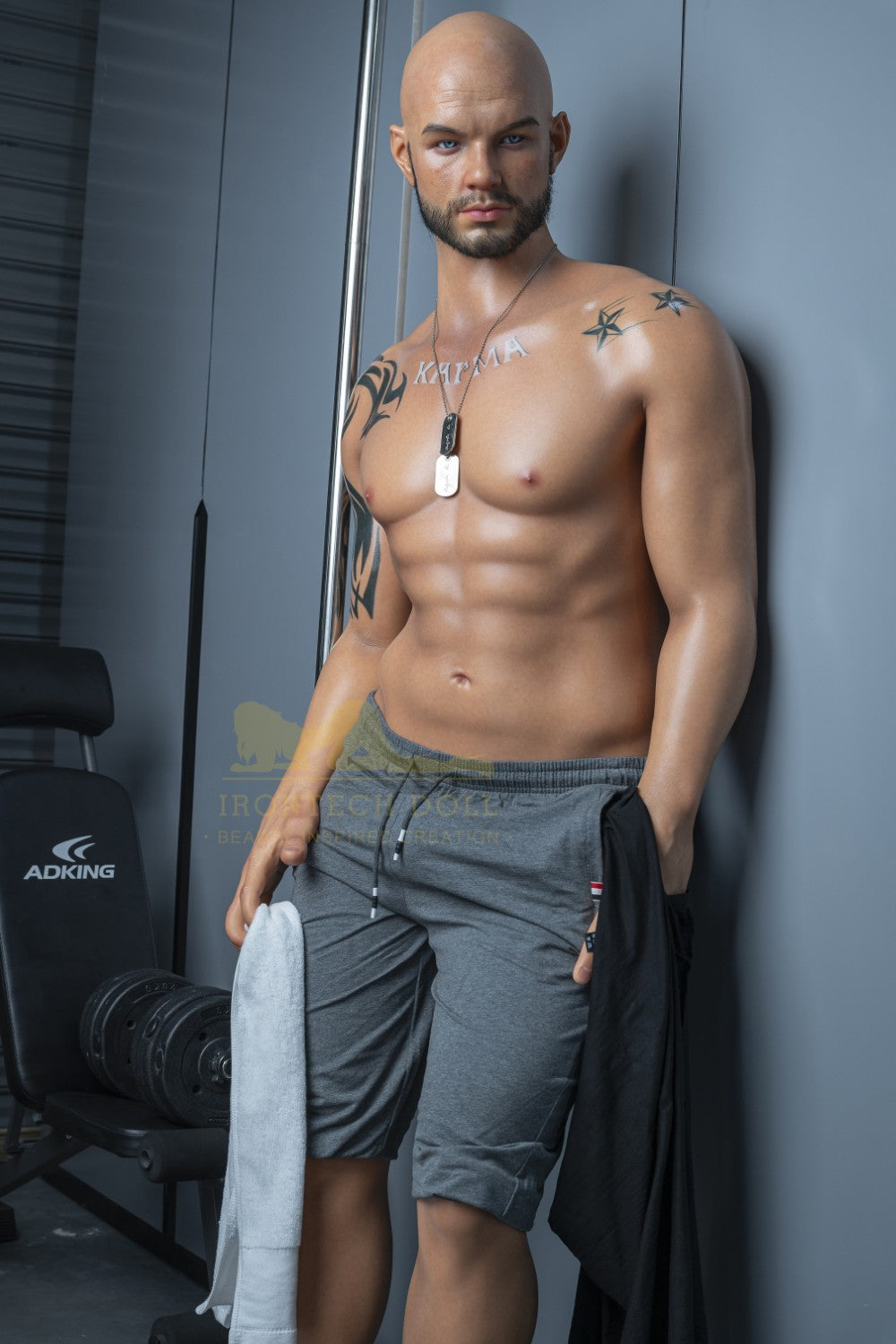 Cliff Jensen pornografijos žvaigždė sekso lėlė (Irontech Doll 190cm silikoninis)