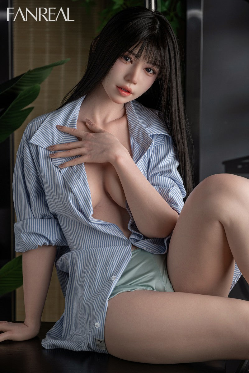 Nora Sex Doll (FanReal Doll 158 cm B puodelis silikonas)