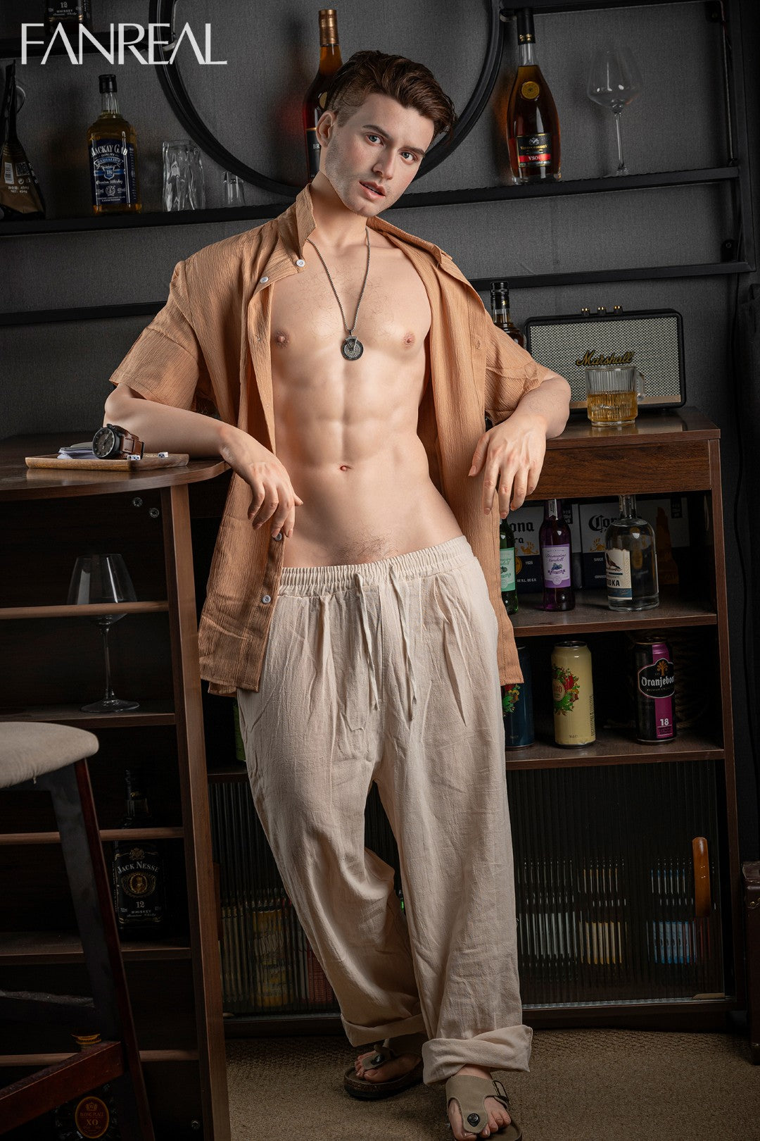 Henry Male Sex Doll (FanReal Doll 173cm silikoninis)