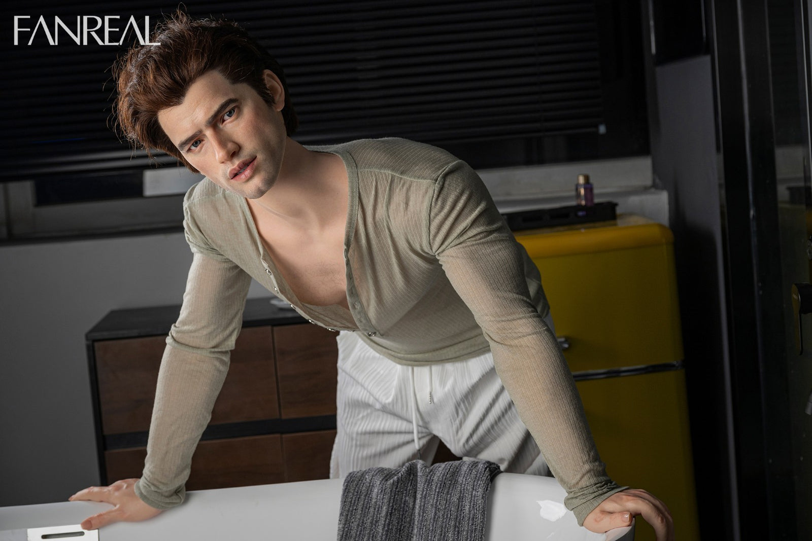 Carterio vyriška sekso lėlė (FanReal Doll 173cm silikoninis)