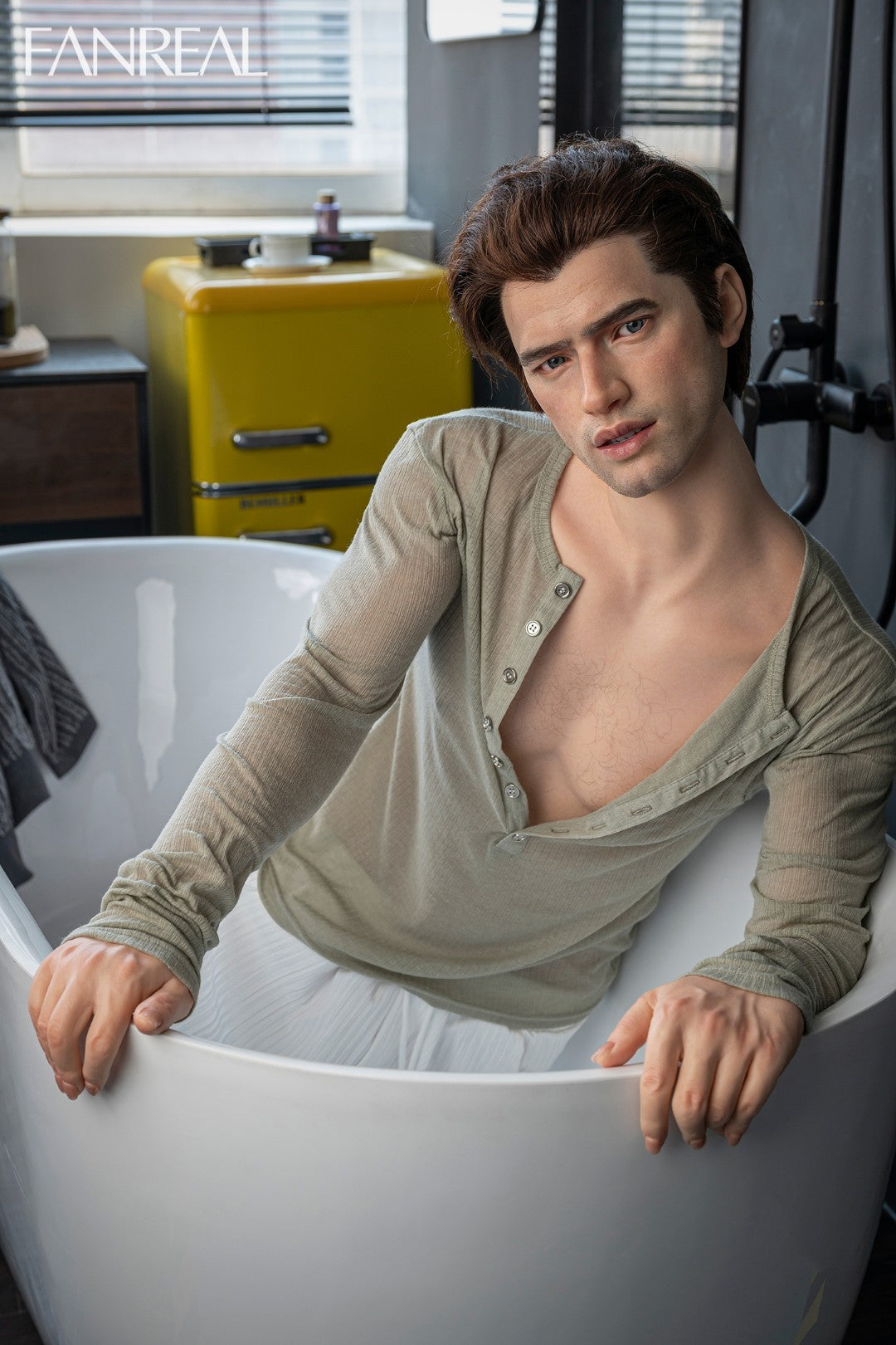 Carterio vyriška sekso lėlė (FanReal Doll 173cm silikoninis)