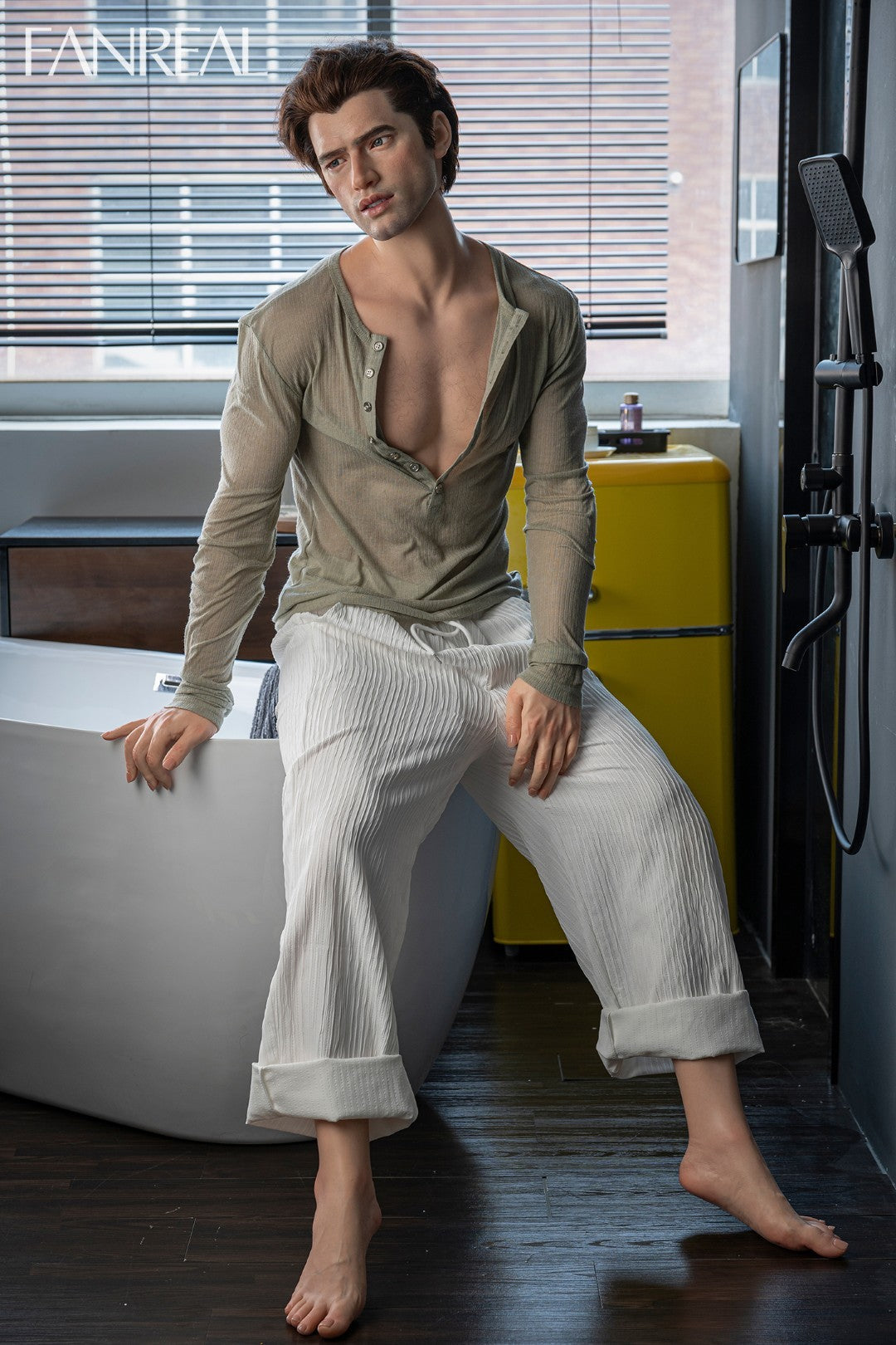 Carterio vyriška sekso lėlė (FanReal Doll 173cm silikoninis)