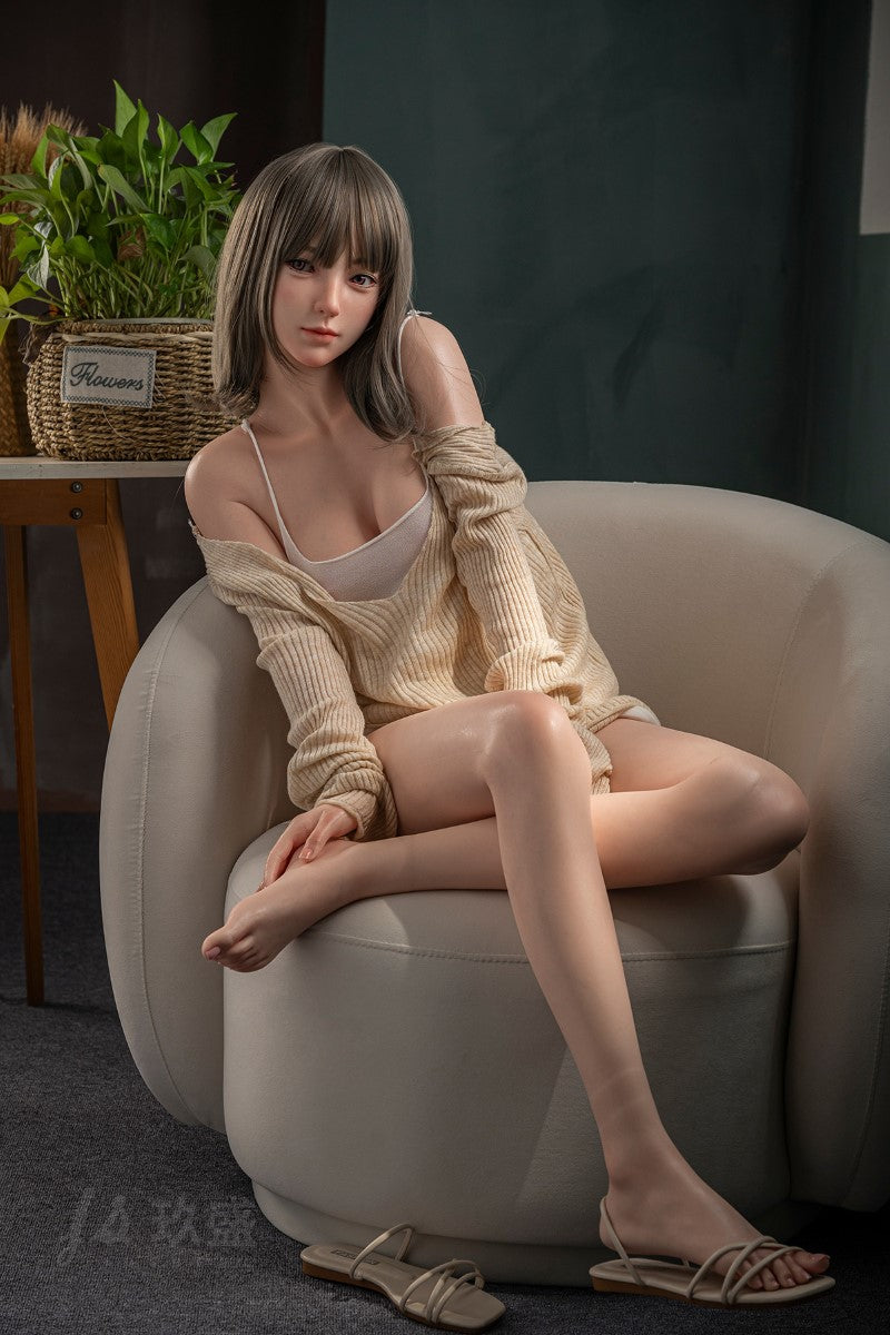 Sekso lėlė opalitinė (Jiusheng 150 cm B-Cup #109 silikoninė)