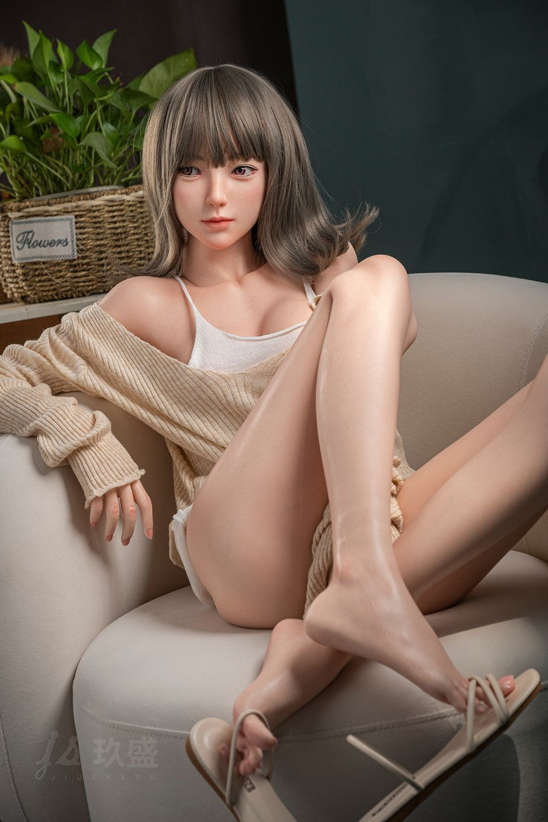 Sekso lėlė opalitinė (Jiusheng 150 cm B-Cup #109 silikoninė)