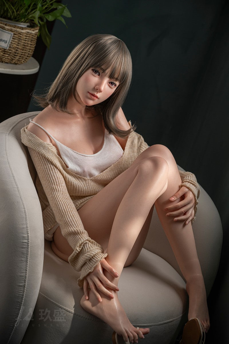 Sekso lėlė opalitinė (Jiusheng 150 cm B-Cup #109 silikoninė)