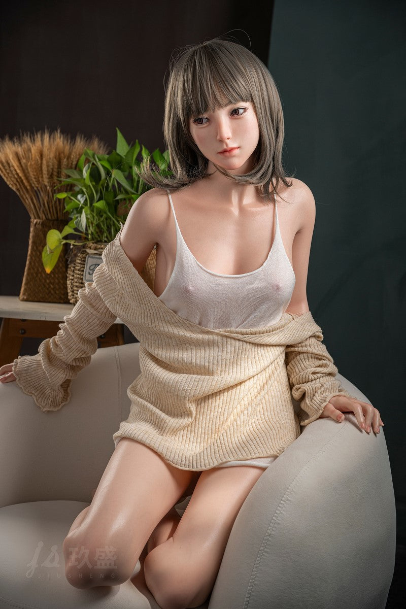 Sekso lėlė opalitinė (Jiusheng 150 cm B-Cup #109 silikoninė)
