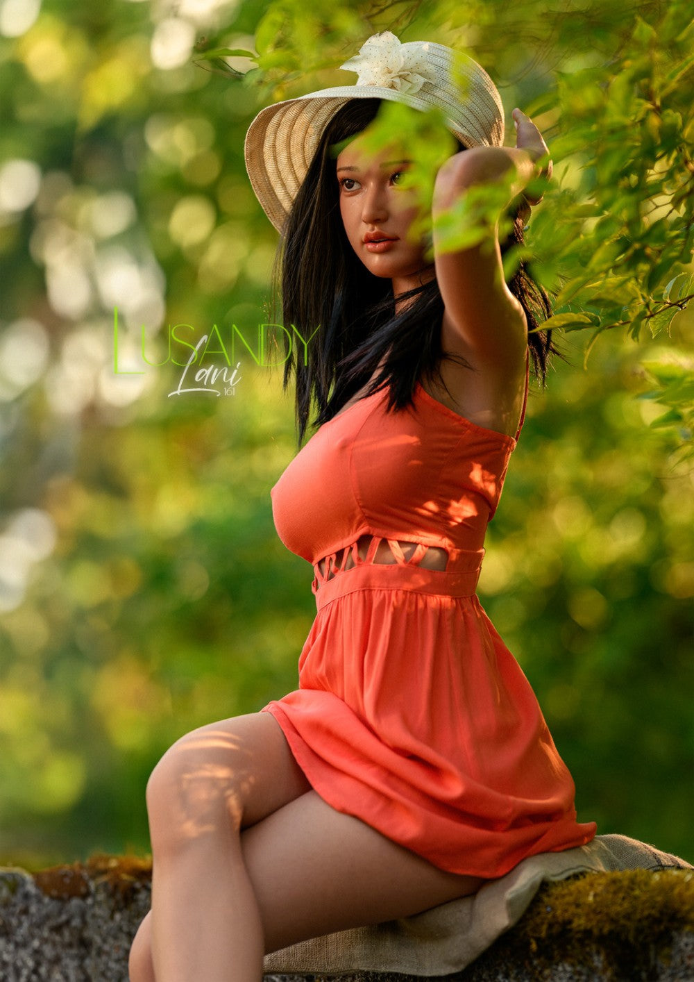 Lani Sex Doll (Lusandy Doll 161 cm D-puodelis silikoninis)
