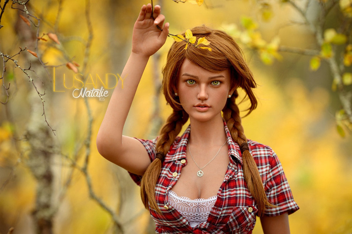 Natalie sekso lėlė (Lusandy Doll 165 cm D puodelio silikonas)