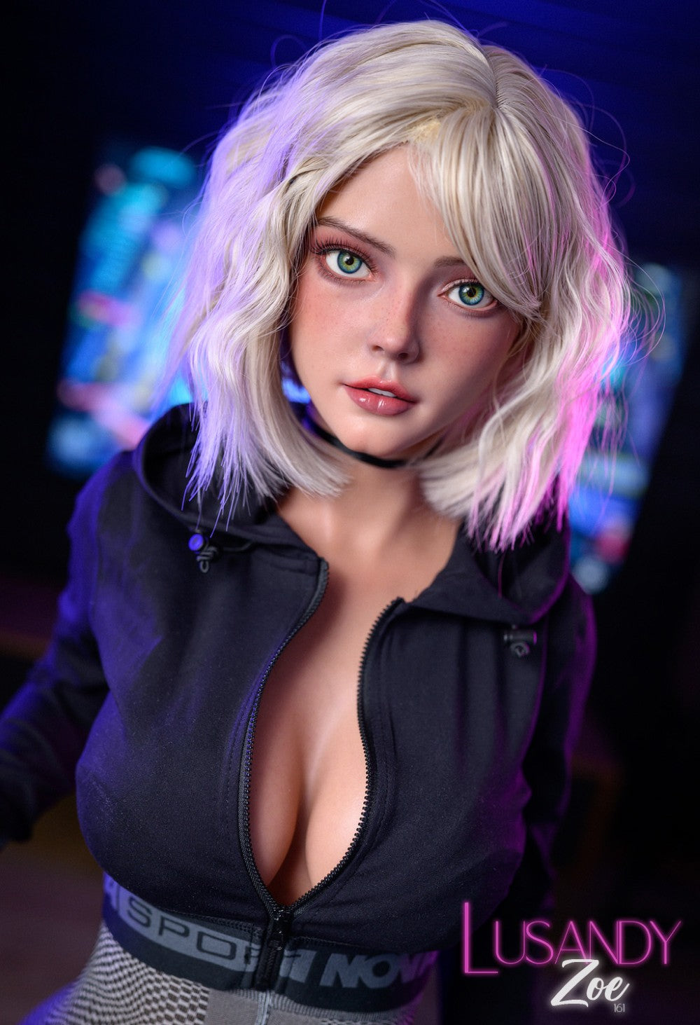 Zoe Sex Doll (Lusandy Doll 161 cm D-puodelis silikoninis)