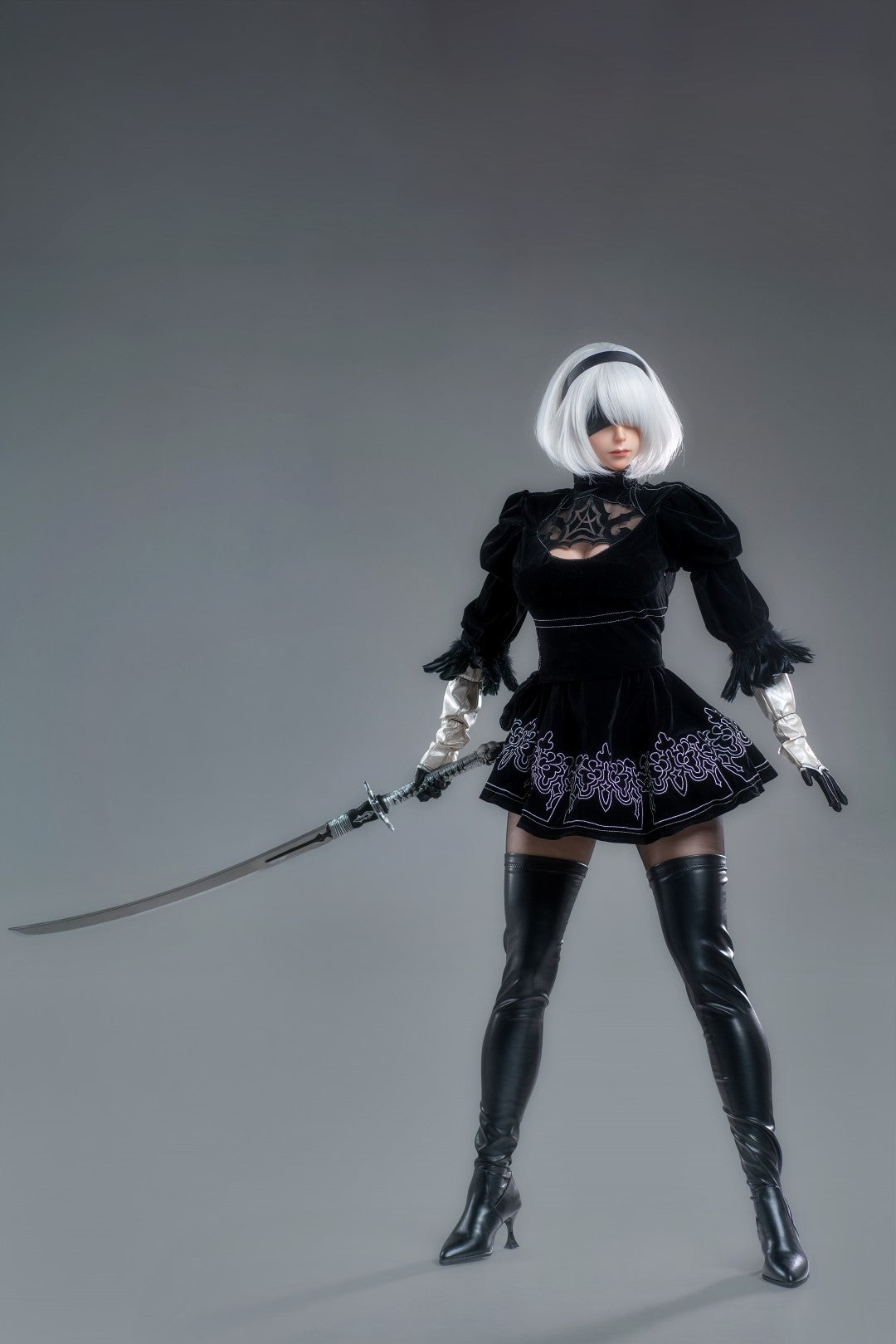 Yorha 2B Sex Doll (žaidimo moteris 171 cm E-Cup Nr. 18 silikonas) EXPRESS