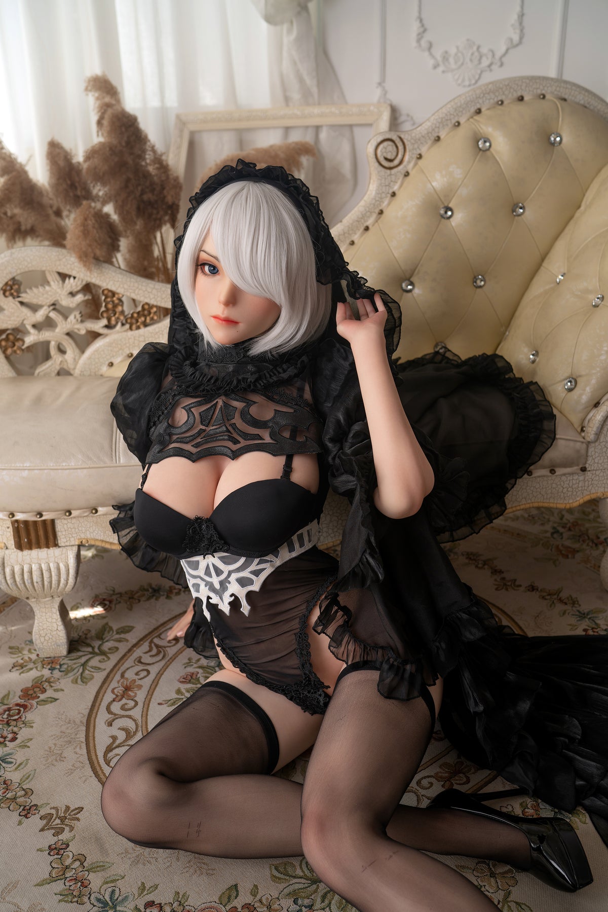 Yorha 2B Sex Doll (žaidimo moteris 171 cm E-Cup Nr. 18 silikonas)