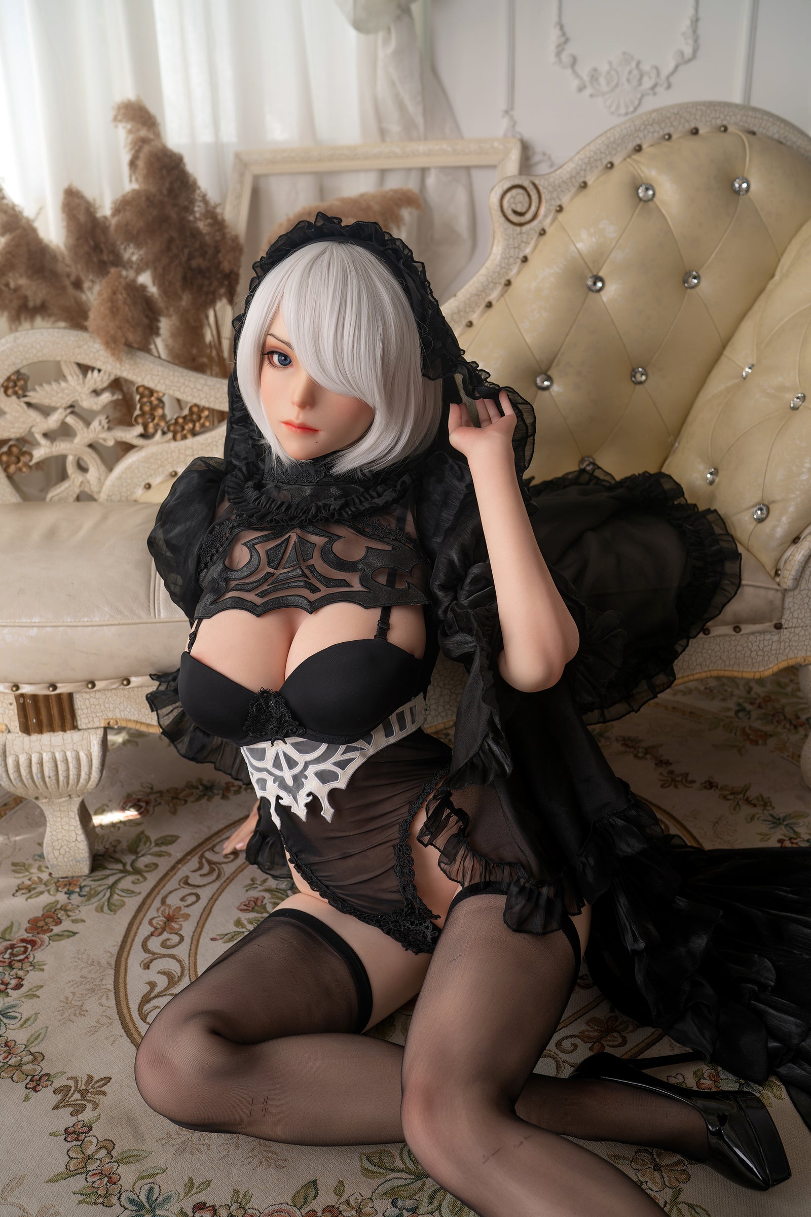 Yorha 2B Sex Doll (žaidimo moteris 171 cm E-Cup Nr. 18 silikonas)