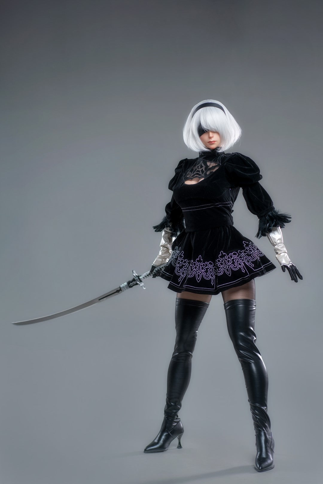 Yorha 2B Sex Doll (žaidimo moteris 171 cm E-Cup Nr. 18 silikonas)