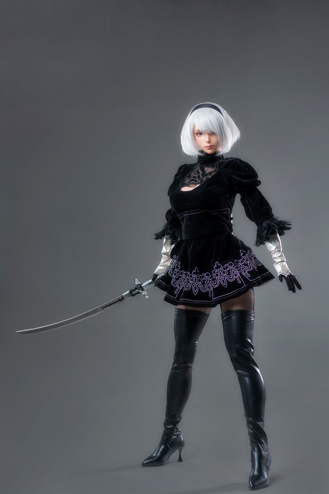Yorha 2B Sex Doll (žaidimo moteris 171 cm E-Cup Nr. 18 silikonas) EXPRESS