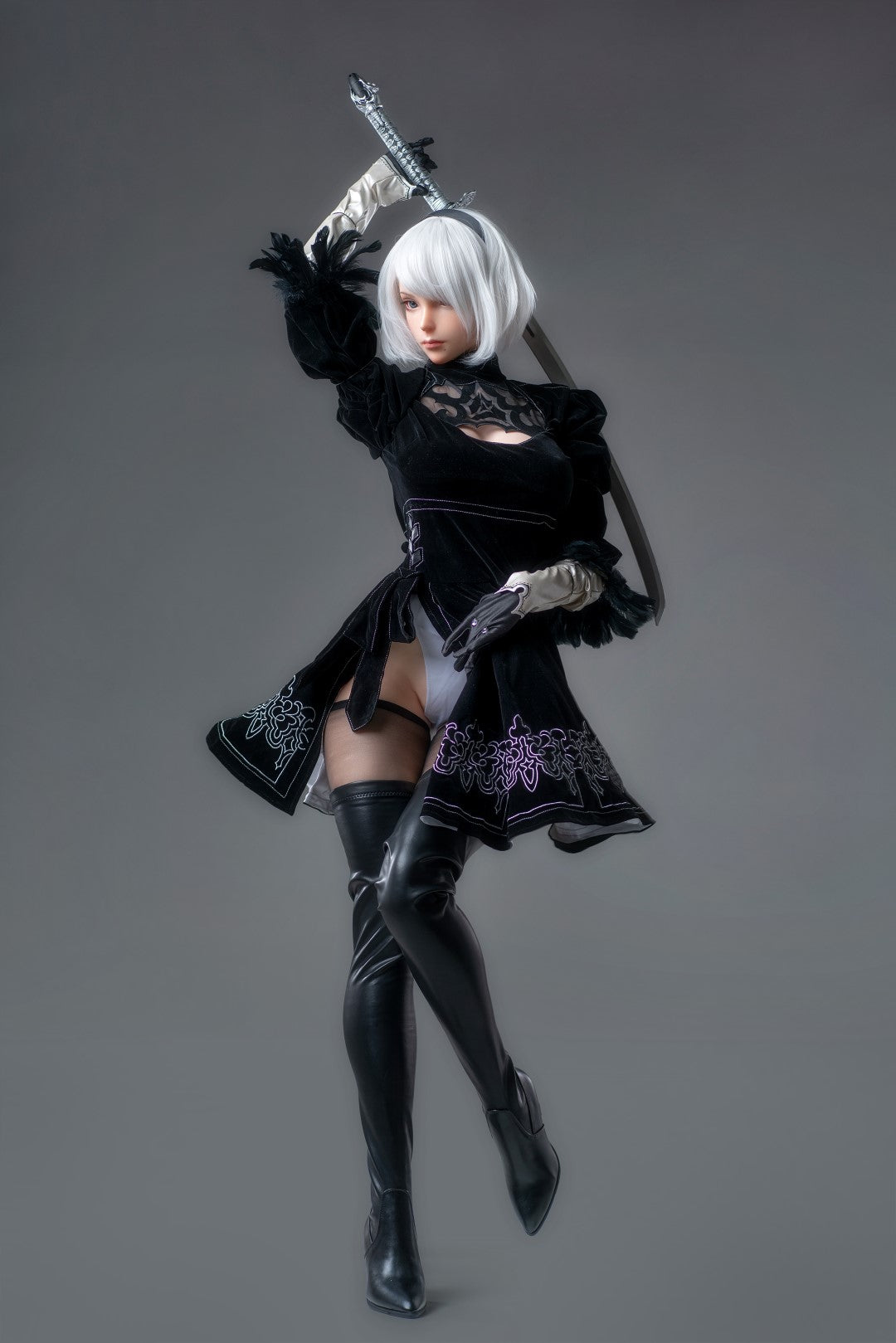 Yorha 2B Sex Doll (žaidimo moteris 171 cm E-Cup Nr. 18 silikonas)