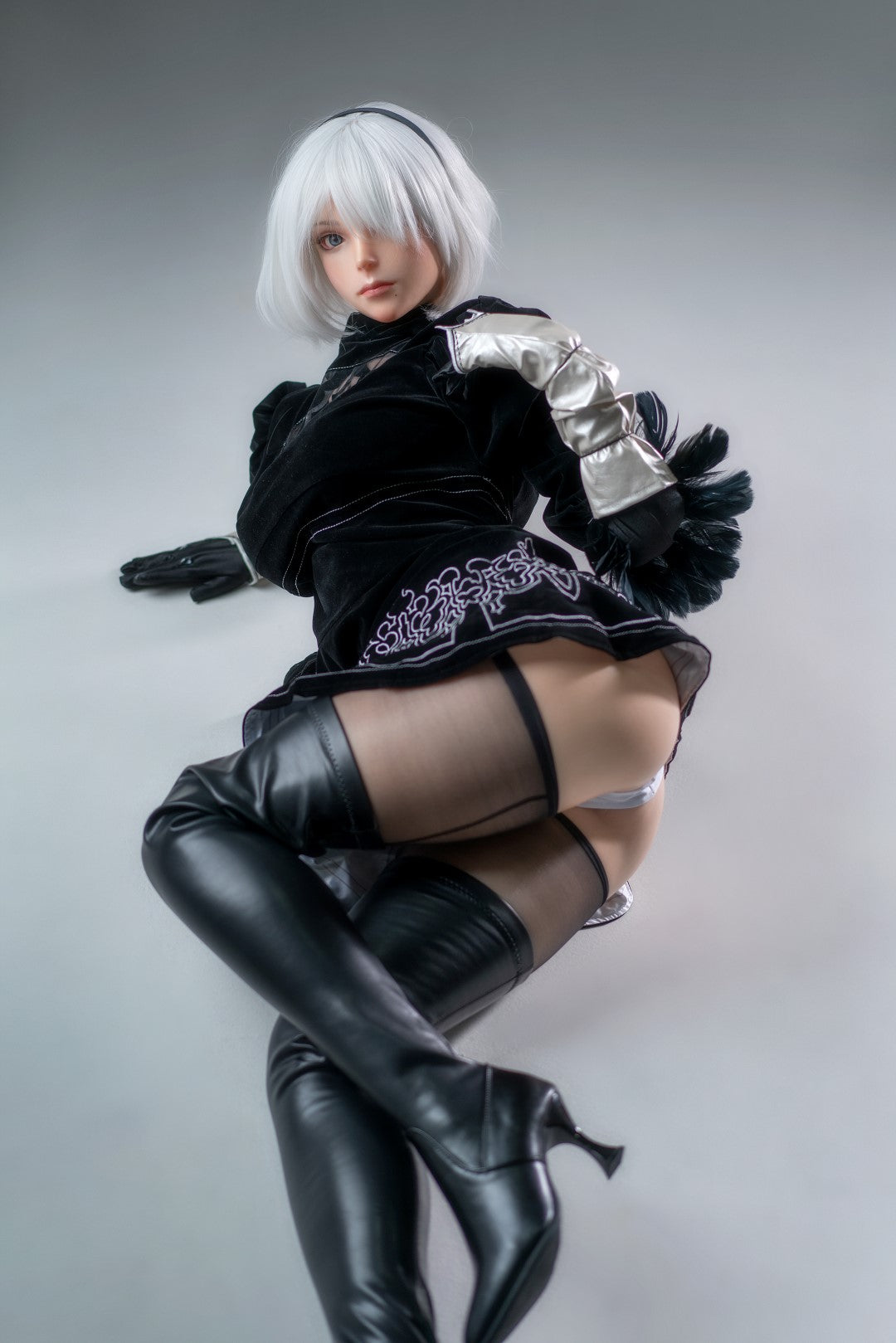 Yorha 2B Sex Doll (žaidimo moteris 171 cm E-Cup Nr. 18 silikonas)