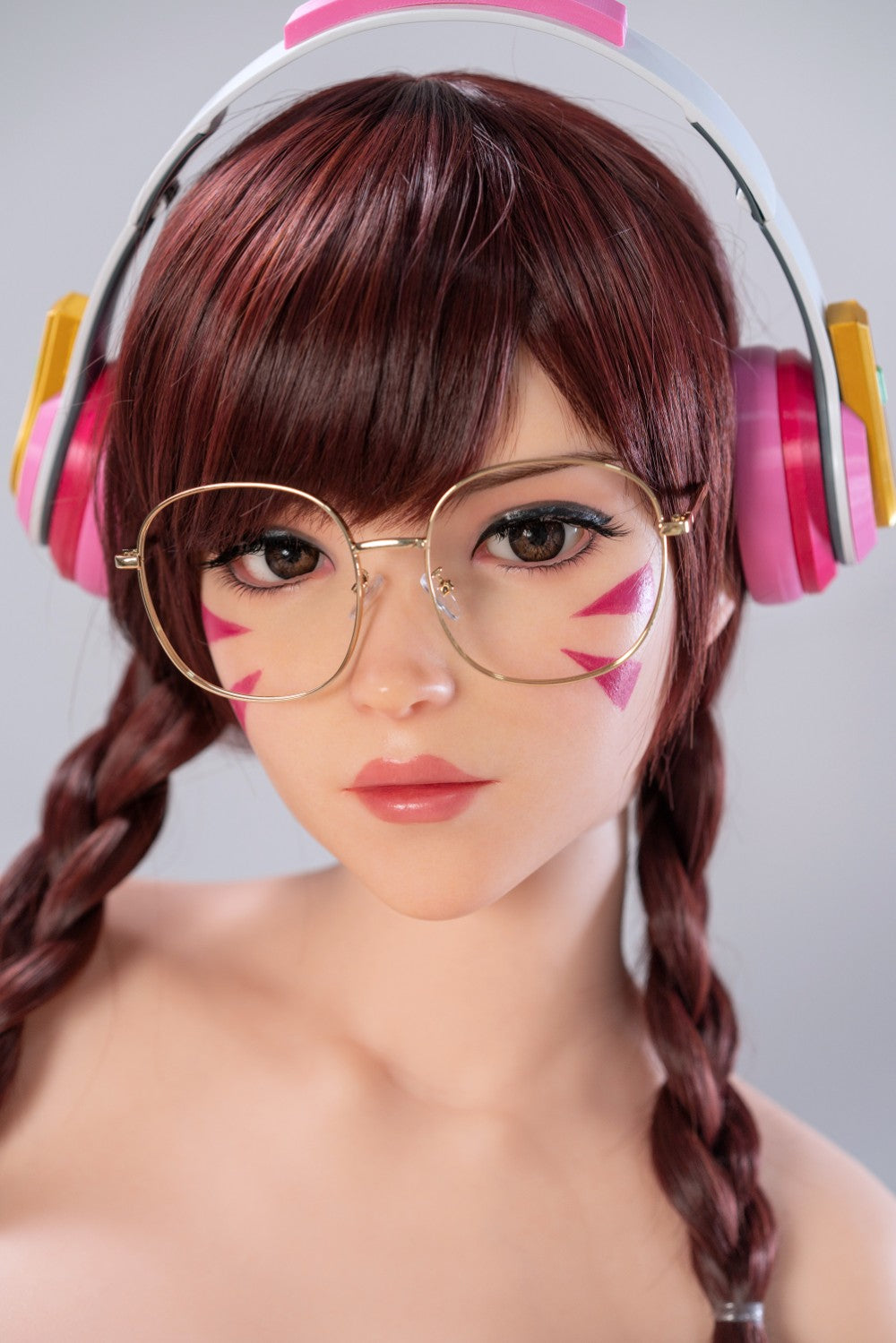 D.Va Hana Song Sex Doll (Game Lady 166 cm E-Cup Nr. 23 silikonas)