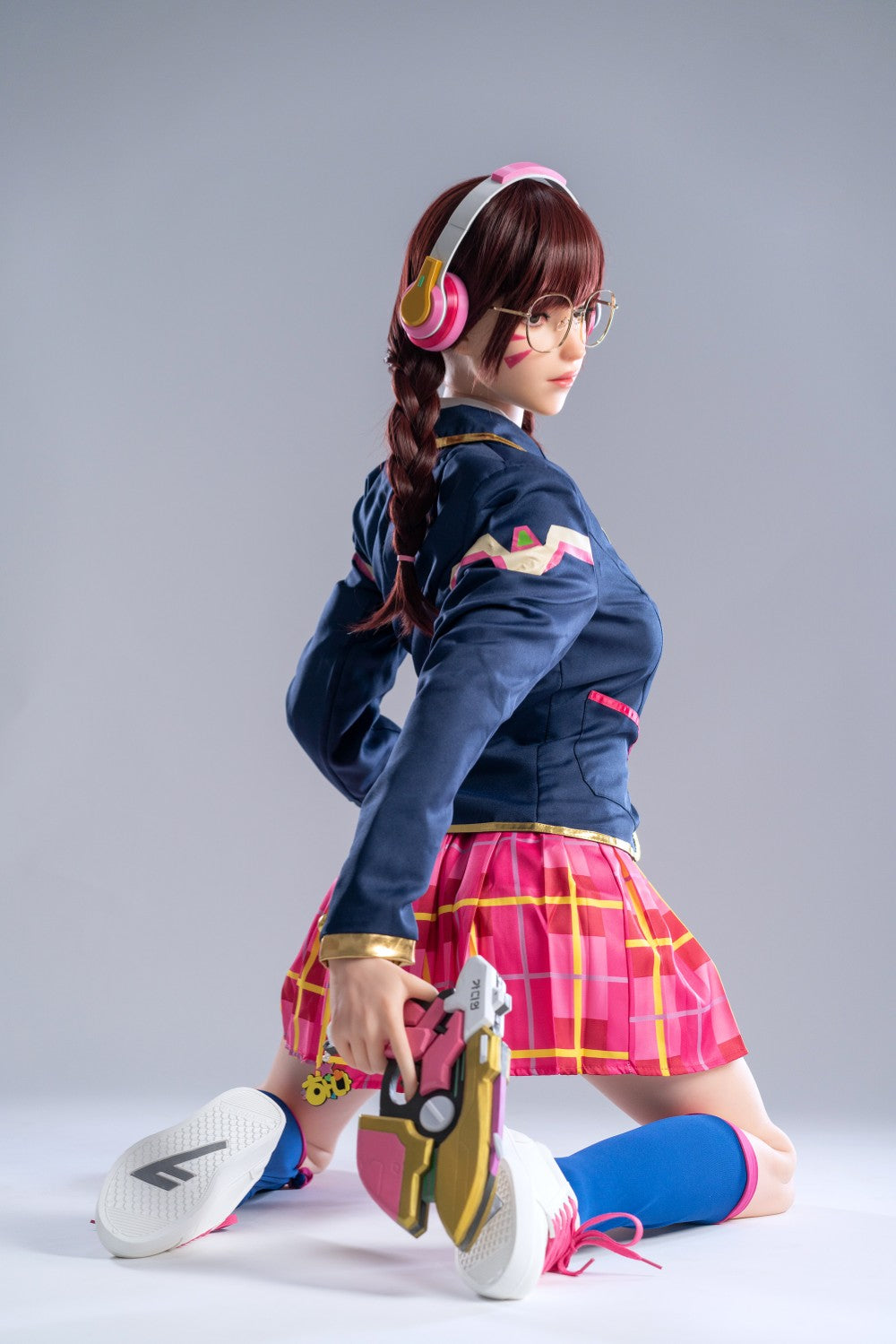 D.Va Hana Song Sex Doll (Game Lady 166 cm E-Cup Nr. 23 silikonas)