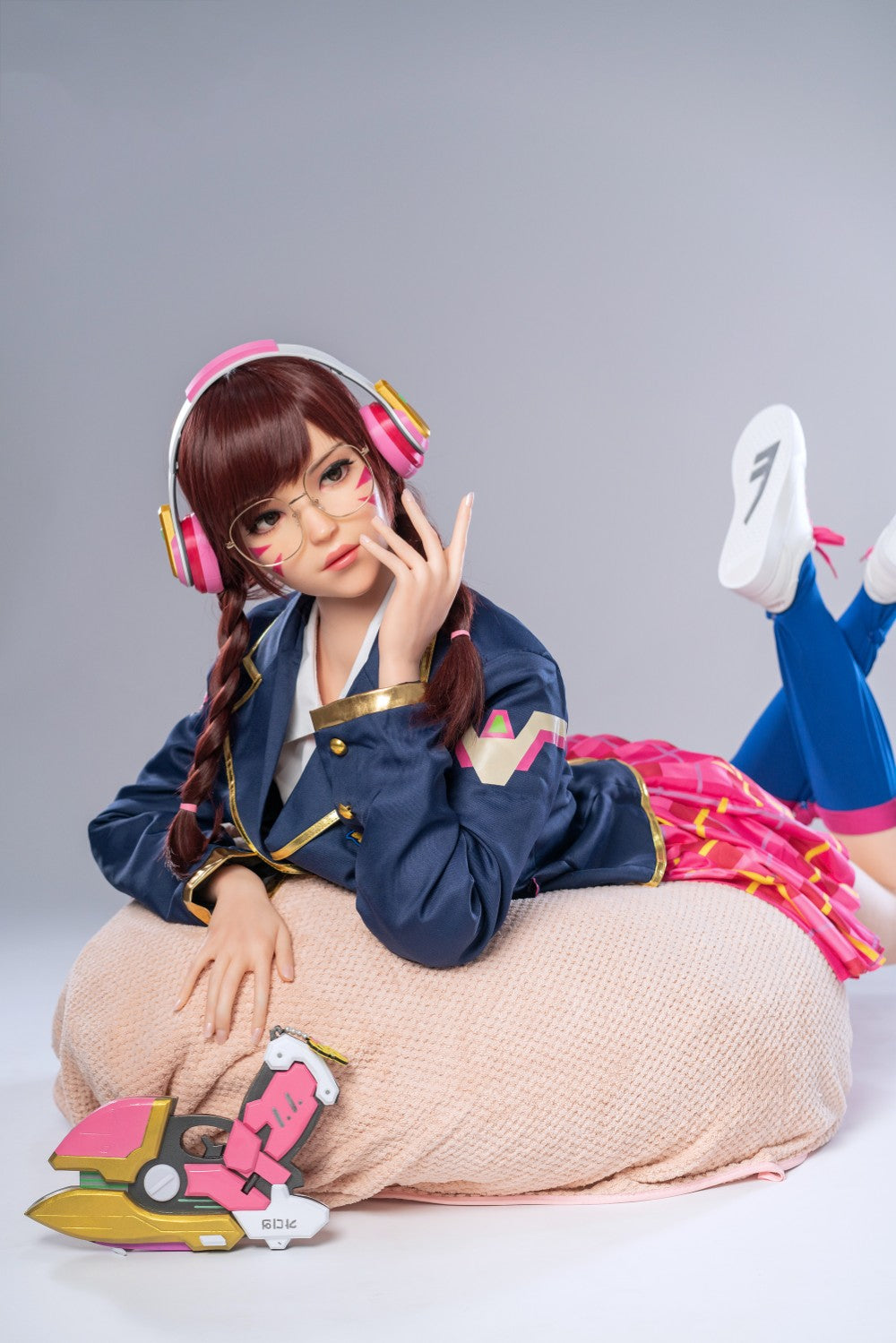D.Va Hana Song Sex Doll (Game Lady 166 cm E-Cup Nr. 23 silikonas)