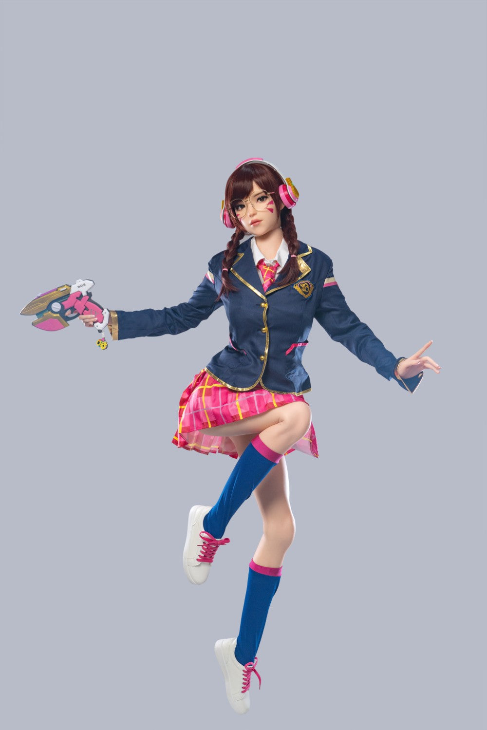 D.Va Hana Song Sex Doll (Game Lady 166 cm E-Cup Nr. 23 silikonas)