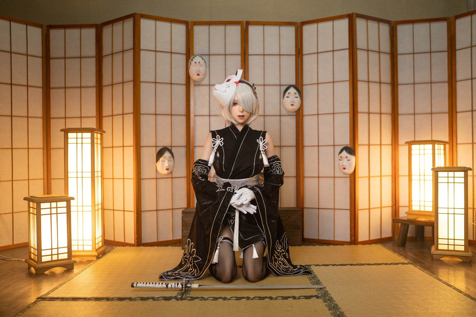 Yorha 2B Sex Doll (Game Lady 171 cm E-Cup Nr. 24 silikonas)