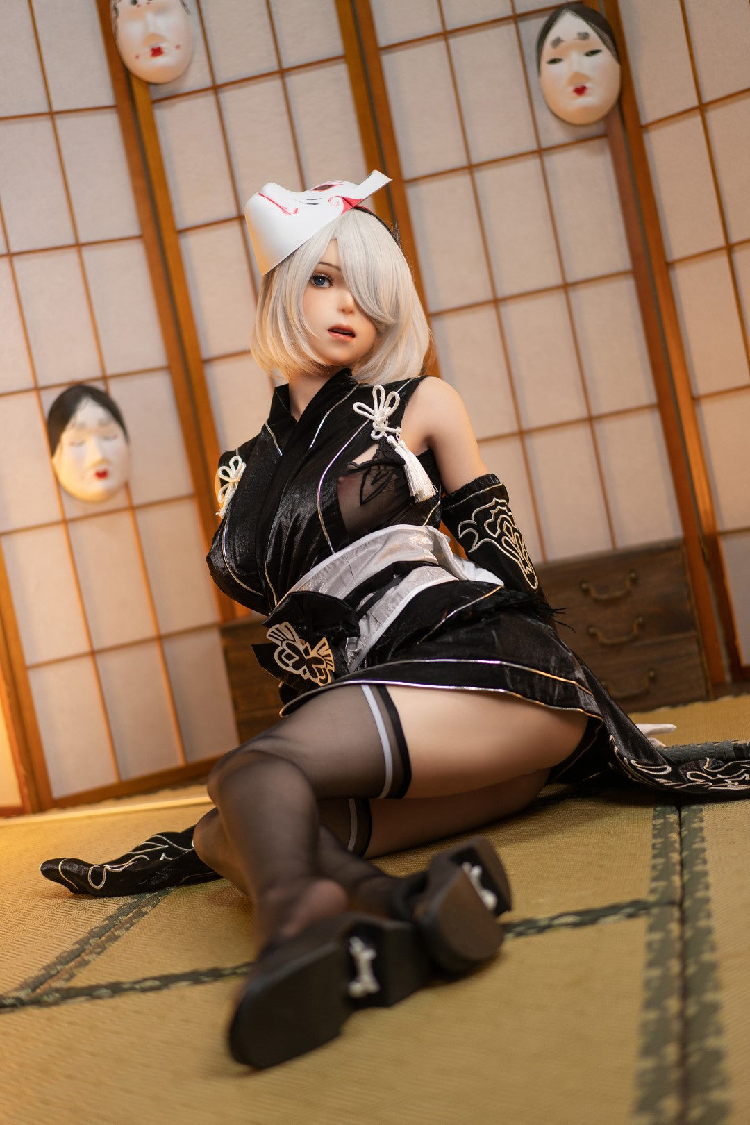 Yorha 2B Sex Doll (Game Lady 171 cm E-Cup Nr. 24 silikonas)