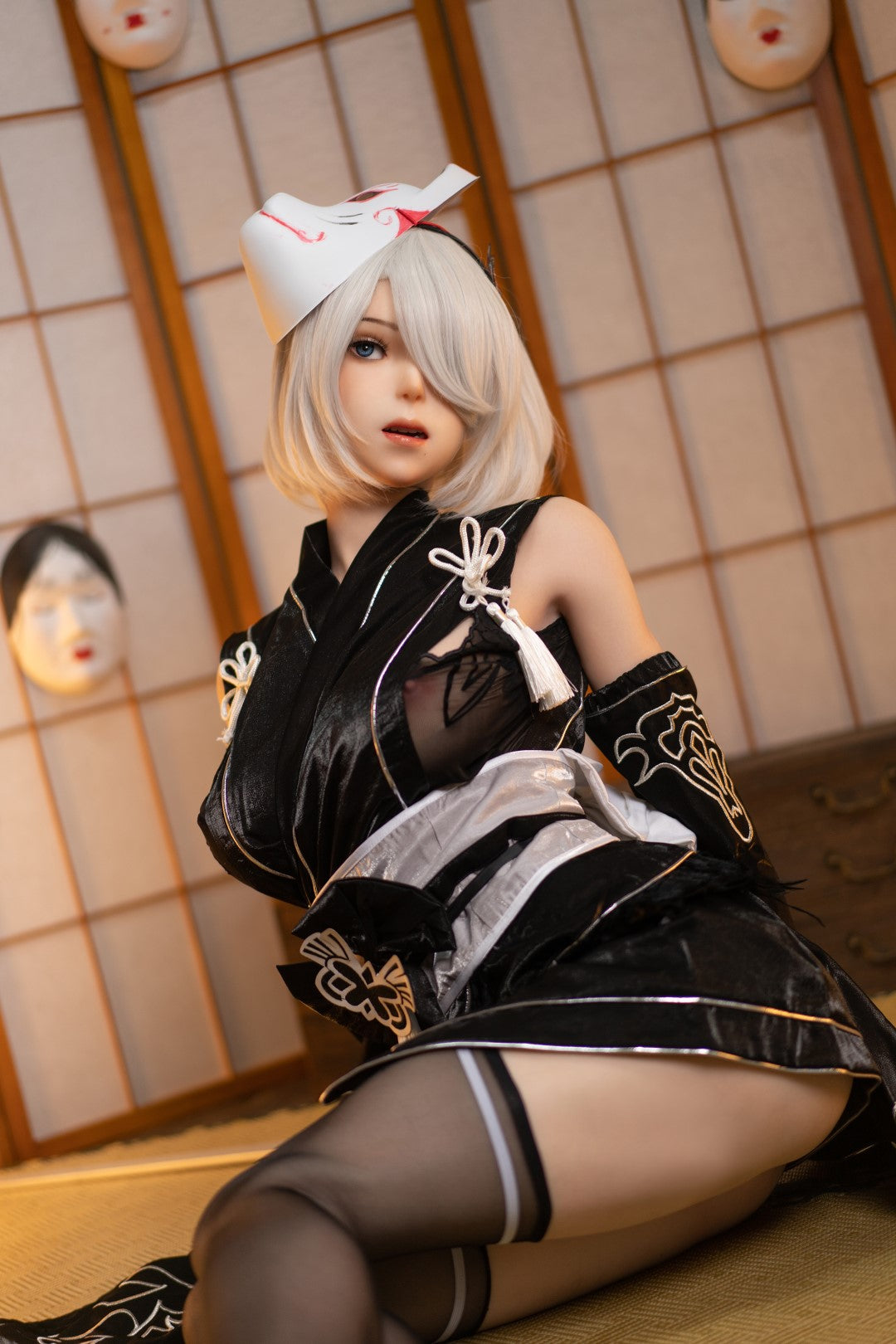 Yorha 2B Sex Doll (Game Lady 171 cm E-Cup Nr. 24 silikonas)