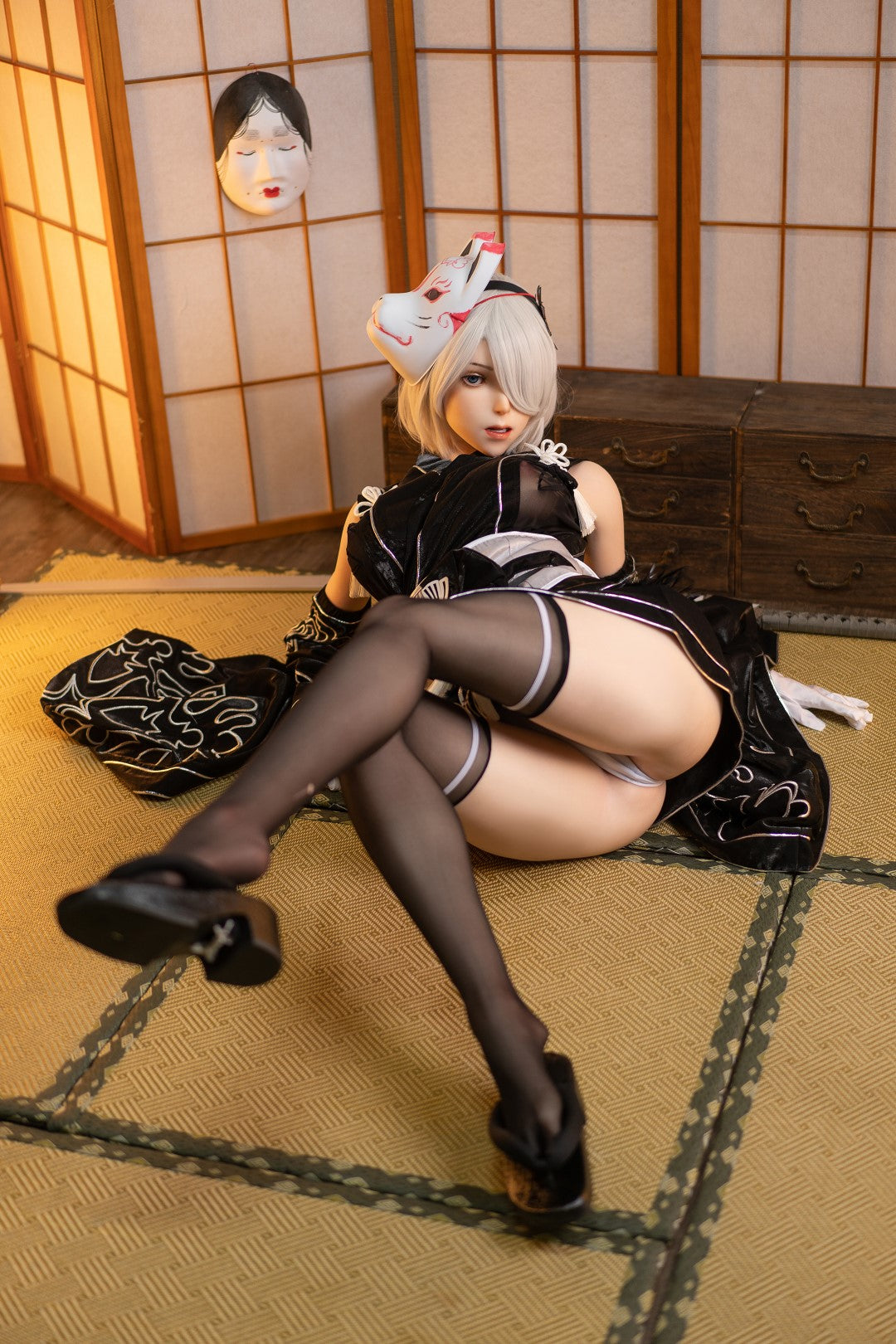 Yorha 2B Sex Doll (Game Lady 171 cm E-Cup Nr. 24 silikonas)