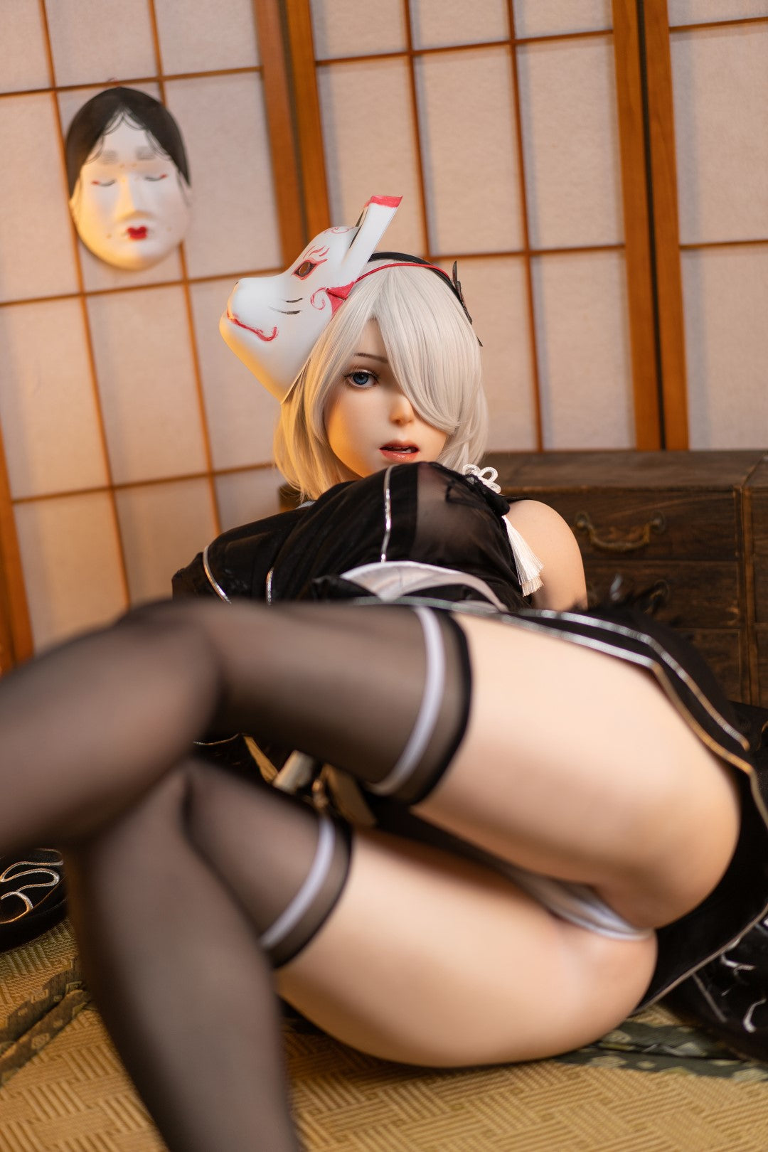 Yorha 2B Sex Doll (Game Lady 171 cm E-Cup Nr. 24 silikonas)