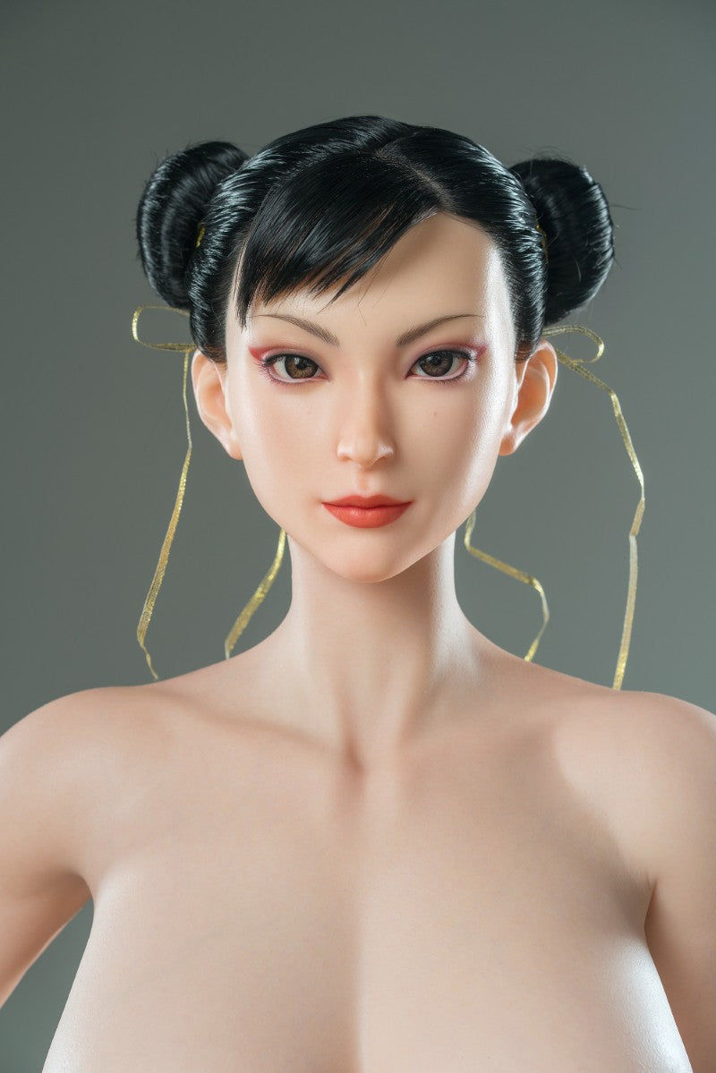 Chun Li Sex Doll (žaidimo moteris 169 cm F-Cup Nr. 33-1 silikonas)