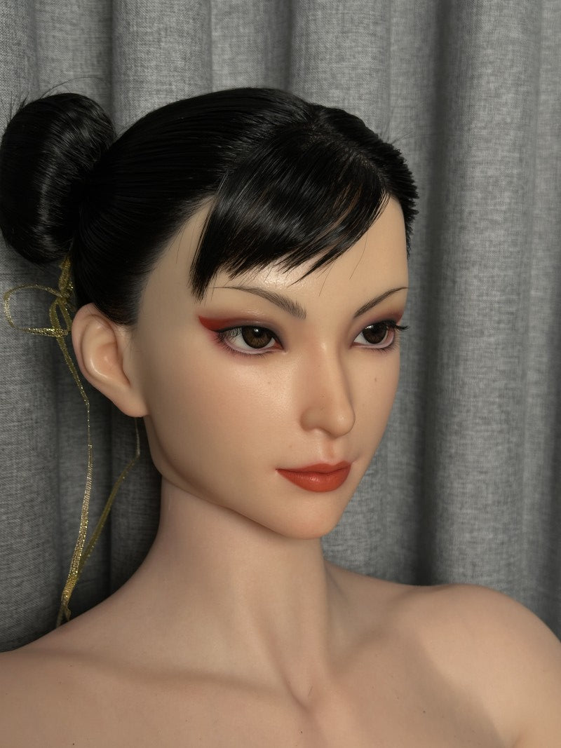 Chun Li Sex Doll (žaidimo moteris 169 cm F-Cup Nr. 33-1 silikonas)