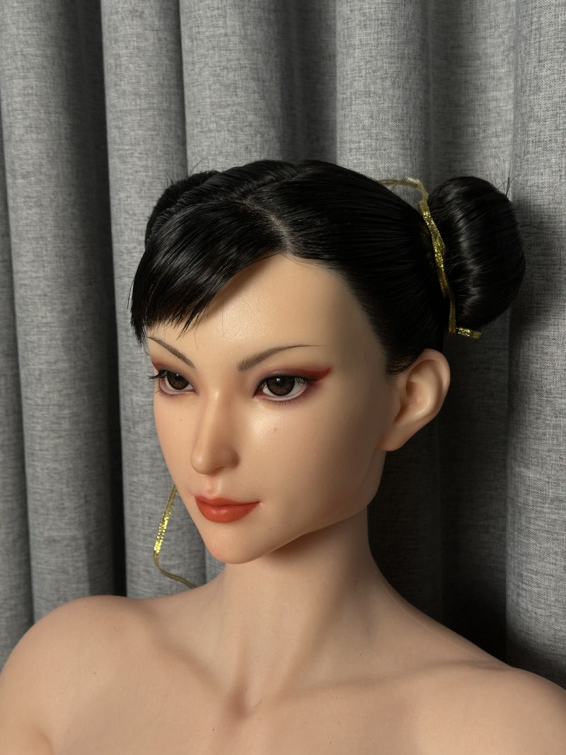 Chun Li Sex Doll (žaidimo moteris 169 cm F-Cup Nr. 33-1 silikonas)