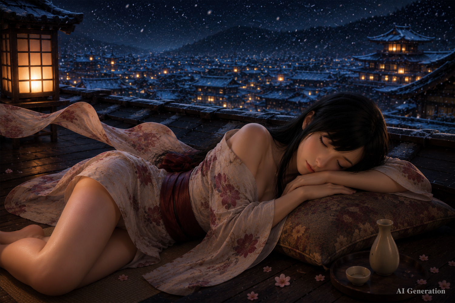 Tifa Sleeping Sex Doll (Game Lady 167 cm D-Cup Nr. 45 silikonas)