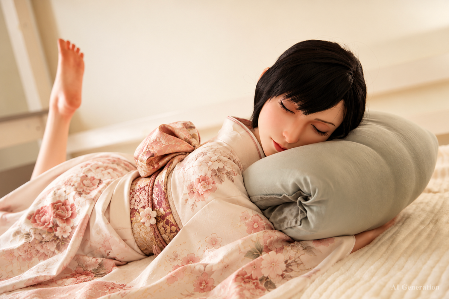 Tifa Sleeping Sex Doll (Game Lady 167 cm D-Cup Nr. 45 silikonas)